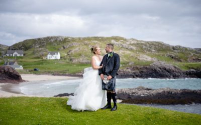 Eilidh & Ian’s Wedding on Clachtoll Beach